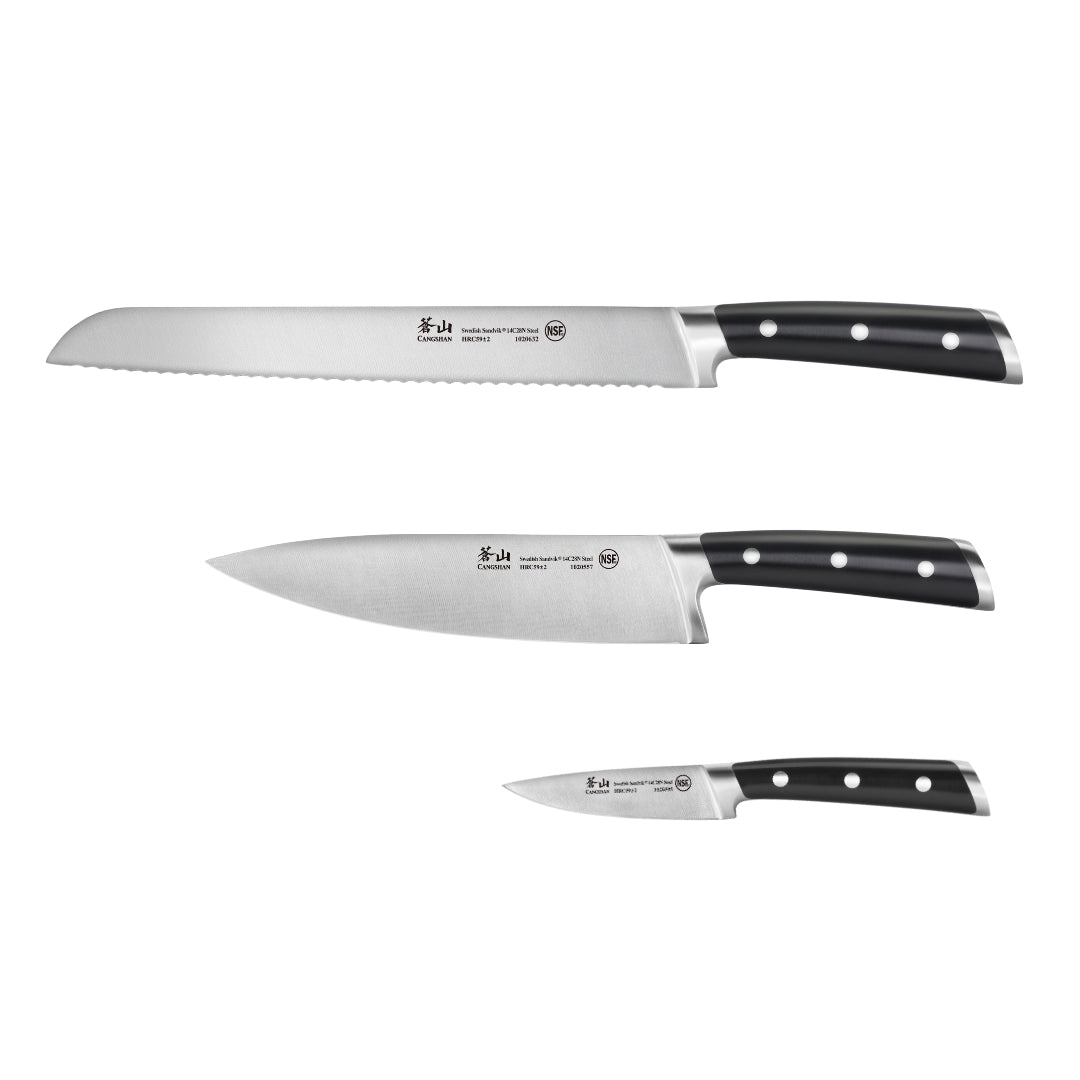 Cangshan TS Series Essential Kitchen Knives Bundle