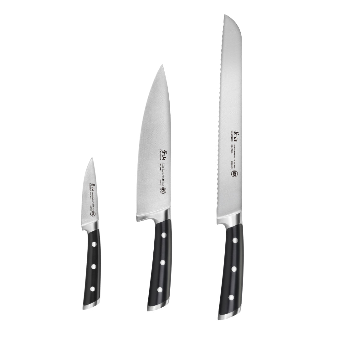 Cangshan TS Series Essential Kitchen Knives Bundle
