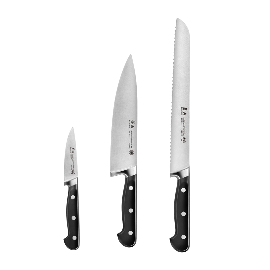 Cangshan TV2 Series Essential Kitchen Knives Bundle