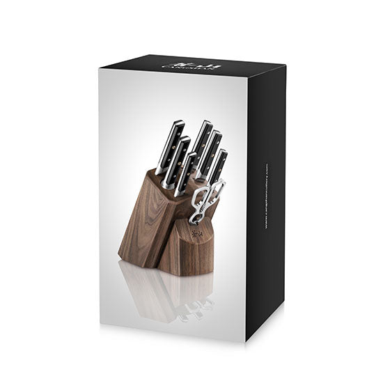 Cangshan TC Series 1021219 Swedish Sandvik 14C28N Steel Forged 8-Piece Knife Block Set, Walnut - Cangshan Cutlery Australia