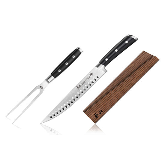 Cangshan TS Series 1020496 Swedish Sandvik 14C28N Steel Forged 2-Piece Carving Set - Cangshan Cutlery Australia