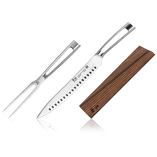 Cangshan TN1 Series 1021646 Swedish Sandvik 14C28N Steel Forged 2-Piece Carving Set - Cangshan Cutlery Australia