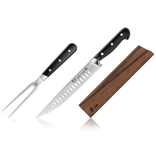 Cangshan TV2 Series 1022728 Swedish Sandvik 14C28N Steel Forged 2-Piece Carving Set - Cangshan Cutlery Australia