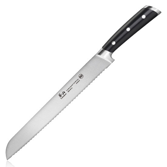 Cangshan TS Series 1020649 Swedish Sandvik 14C28N Steel Forged 26 cm Bread Knife And Wood Sheath Set - Cangshan Cutlery Australia