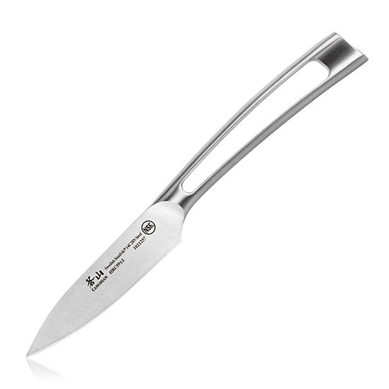 Cangshan TN1 Series Swedish Sandvik 14C28N Steel Forged 9 cm Paring Knife And Wood Sheath Set - Cangshan Cutlery Australia