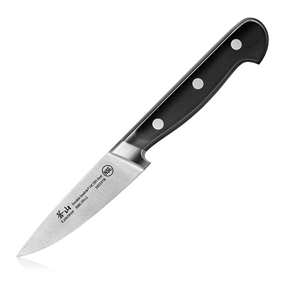Cangshan TV2 Series Swedish Sandvik 14C28N Steel Forged 9 cm Paring Knife And Wood Sheath Set - Cangshan Cutlery Australia