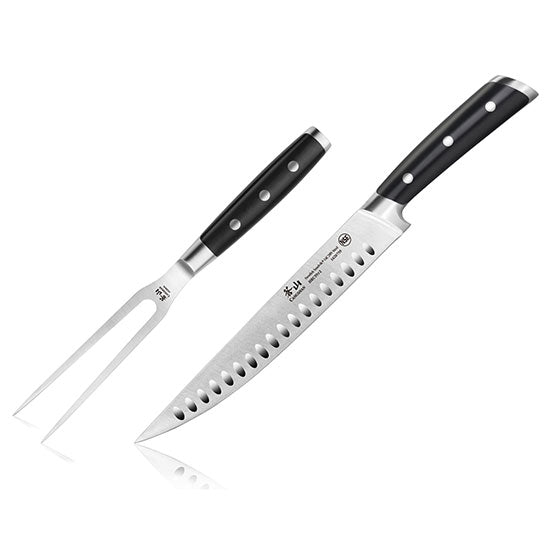 Cangshan TS Series 1020496 Swedish Sandvik 14C28N Steel Forged 2-Piece Carving Set - Cangshan Cutlery Australia
