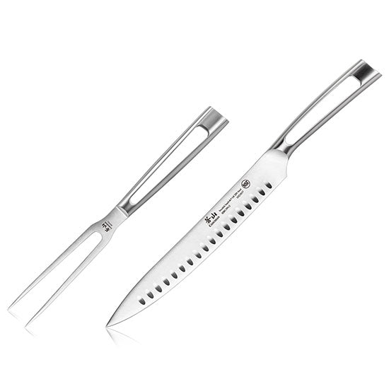 Cangshan TN1 Series 1021646 Swedish Sandvik 14C28N Steel Forged 2-Piece Carving Set - Cangshan Cutlery Australia