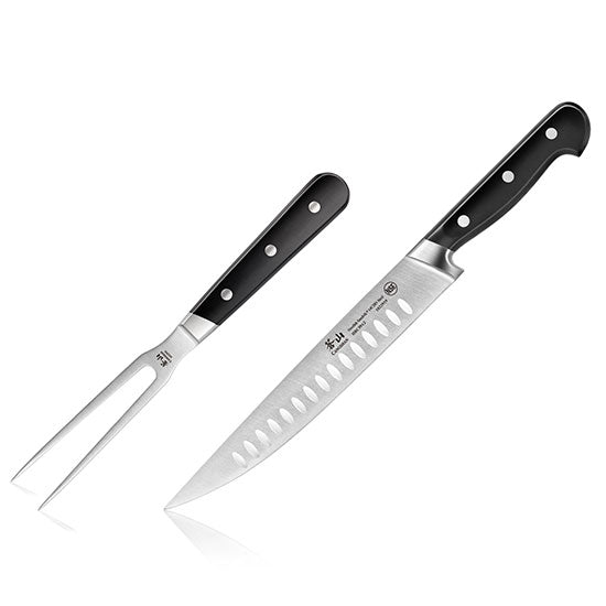 Cangshan TV2 Series 1022728 Swedish Sandvik 14C28N Steel Forged 2-Piece Carving Set - Cangshan Cutlery Australia