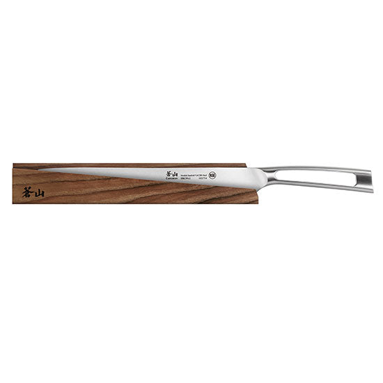 Cangshan TN1 Series Swedish Sandvik 14C28N Steel Forged 26 cm Bread Knife And Wood Sheath Set - Cangshan Cutlery Australia