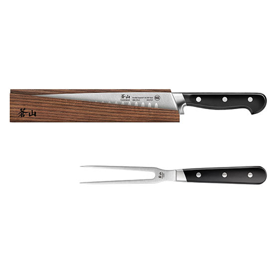 Cangshan TV2 Series 1022728 Swedish Sandvik 14C28N Steel Forged 2-Piece Carving Set - Cangshan Cutlery Australia
