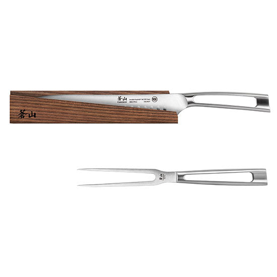 Cangshan TN1 Series 1021646 Swedish Sandvik 14C28N Steel Forged 2-Piece Carving Set - Cangshan Cutlery Australia