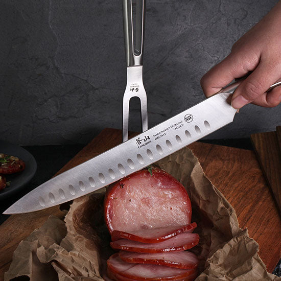 Cangshan TN1 Series 1021646 Swedish Sandvik 14C28N Steel Forged 2-Piece Carving Set - Cangshan Cutlery Australia
