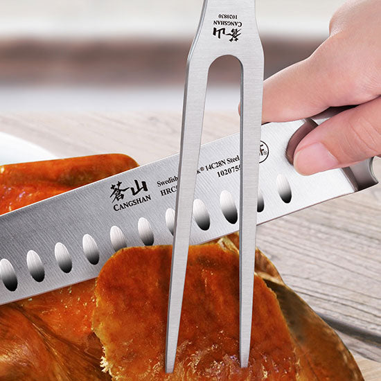 Cangshan TS Series 1020496 Swedish Sandvik 14C28N Steel Forged 2-Piece Carving Set - Cangshan Cutlery Australia