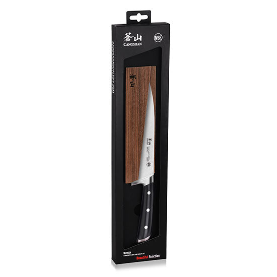 Cangshan TS Series Swedish Sandvik 14C28N Steel Forged 20 cm Cook's Knife And Wood Sheath Set - Cangshan Cutlery Australia